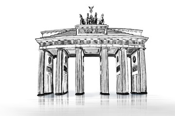 Naklejka premium Brandenburger Tor