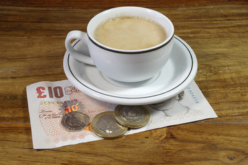Espresso With British Money