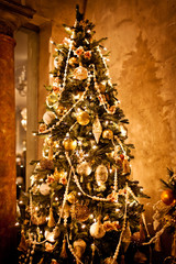 Christmas tree with ornaments