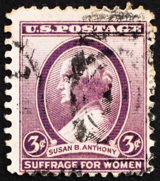 Postage stamp USA 1936 Susan B. Anthony