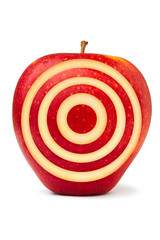 red aim apple