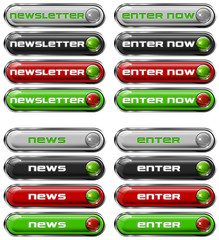 Set Web buttons n. 3