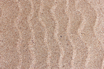 Waves on the sand background