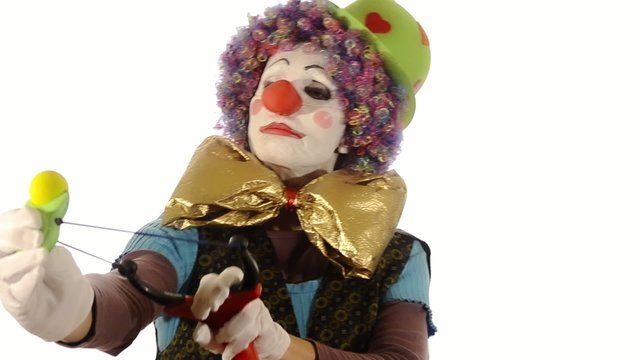 il clown e la fionda