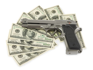 Gun and money