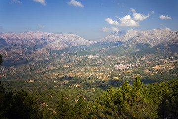 Fototapeta na wymiar Valle de las Cinco Villas