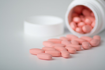 pink medicine pills