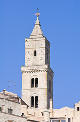 Fototapeta na wymiar Belltower Cathedral. Matera. Basilicata. Włochy.