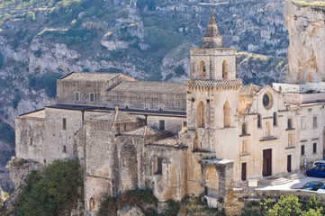 St. Pietro Caveoso Church. Matera. Basilicata. Italy.