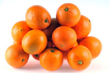 Pyramide d'oranges