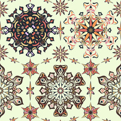 Abstract retro seamless pattern