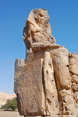 Colossi of Memnon in Luxor, Egypt