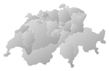 Map of Swizerland