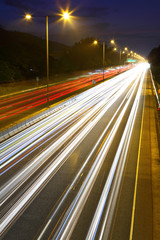 Highway at night