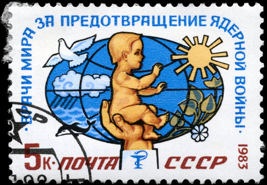 USSR - CIRCA 1983 Peace