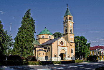 Fototapeta na wymiar St. Juraj church in Durdevac, Podravina, Croatia