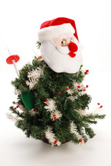 BABBO NATALE TRAVESTITO DA ABETE 2