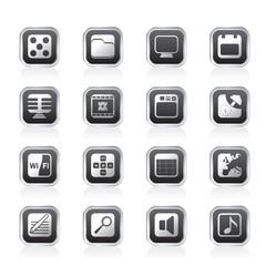 Phone Performance, Internet and Office Icons