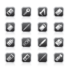 Simple Vector Object Icons - Vector Icon Set