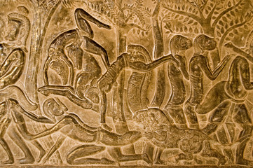 Sinners eaten by animals, Angkor Wat