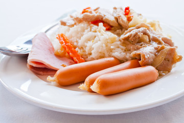 Thai curry with rice