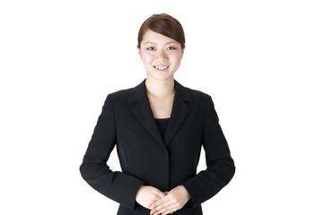 葬儀受付女性
