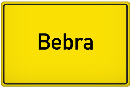 Ortseingangsschild der Stadt Bebra