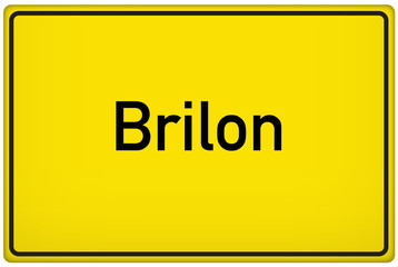 Ortseingangsschild der Stadt Brilon