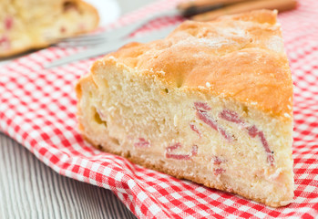 Ricotta cheese calzone.