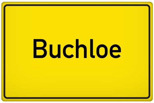 Ortseingangsschild der Stadt Buchloe