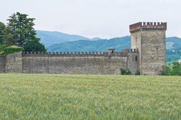 Obraz premium Castle of Riva. Ponte dell'Olio. Emilia-Romagna. Italy.