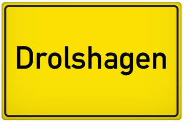 Ortseingangsschild der Stadt Drolshagen