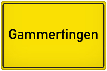 Ortseingangsschild der Stadt Gammertingen