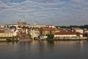 prague castle and old town