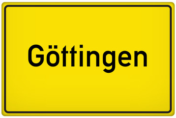 Ortseingangsschild der Stadt G&ouml;ttingen
