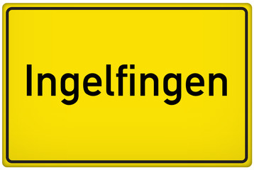 Ortseingangsschild der Stadt Ingelfingen