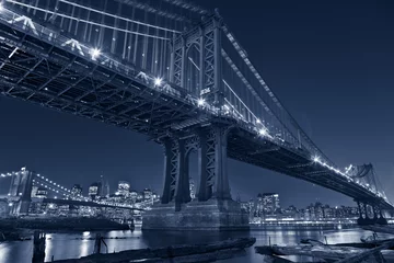 Fotobehang Manhattan Bridge, New York City. © rudi1976