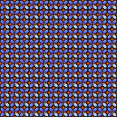 Tileable Brown & Blue Diamond Pattern