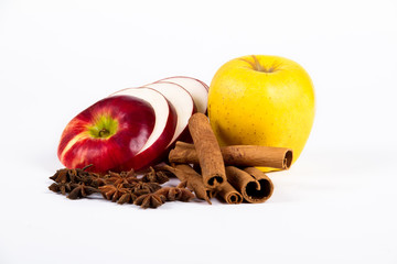 Apples with spices