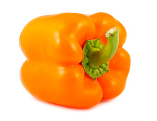 Orange ripe pepper