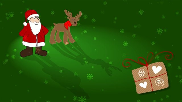 Rudolph & Santa Claus 3