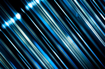 Blue gradient background with stripes