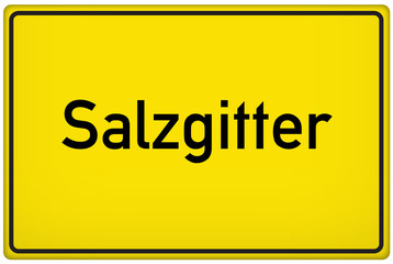 Fototapeta premium Salzgitter, Ortsschild