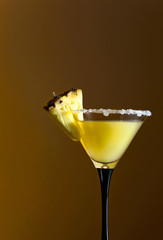 glass with  cocktail