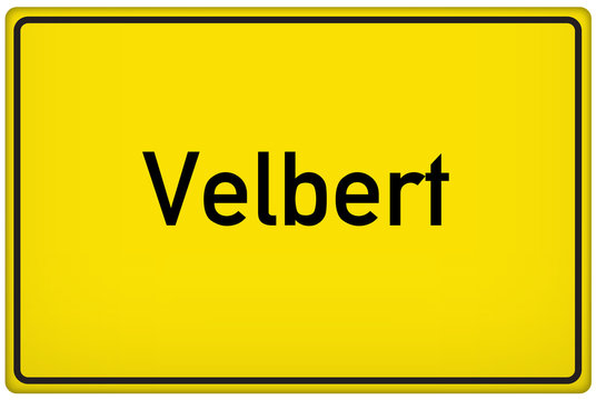 Schild Velbert