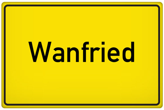 Ortseingangsschild der Stadt Wanfried
