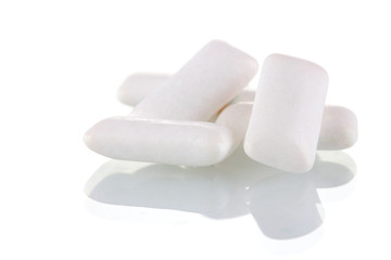 Fototapeta na wymiar Chewing gum isolated on white