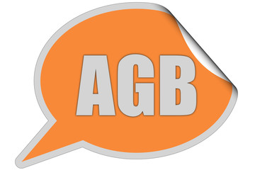 SP-Sticker orange AGB