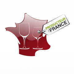 vecteur carte de france