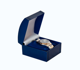 box with watch .